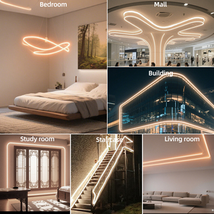 Topledvision thông minh 360 độ 25 mét Neon <span class=keywords><strong>LED</strong></span> Strip linh hoạt điện áp 24V RGB RGBW địa chỉ IP65 không thấm nước <span class=keywords><strong>LED</strong></span> Neon Ánh sáng dây thừng - Product Image 5