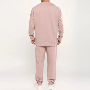 Ensembles de survêtements en coton écologique pour hommes, survêtement d'hiver en 2025, sérigraphié et épais, prix de gros - Product Image 2