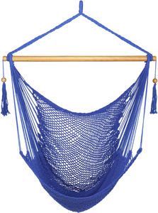 Fauteuil hamac avec barre d'écartement, hamac balançoire caribéen, fauteuil suspendu en corde <span class=keywords><strong>XL</strong></span> pour extérieur, intérieur, jardin, cour, chambre - Product Image 4