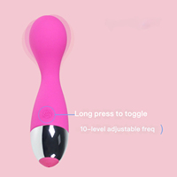Vibrateur G-Spot 10 modes, masseur en silicone incurvé, rechargeable par USB, étanche, mini baguette pour femmes