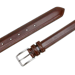 Ceinture pour homme en cuir véritable, ceinture décontractée avec boucle simple en alliage classique, ceintures en cuir véritable confortables pour homme à prix de gros - Product Image 3