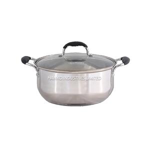Casserole ovale en acier inoxydable personnalisable de 24 cm en gros pour la cuisson d'ustensiles de cuisine ménagers bon marché du Bangladesh - Product Image 1