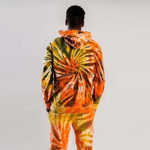 Trajes Deportivos Tie Dye para Hombre de Alta Calidad, los Mejores y Más Elegantes, Ropa Unisex OEM, Trajes Deportivos con Colores, Tallas y Estampados Personalizados - Product Image 2