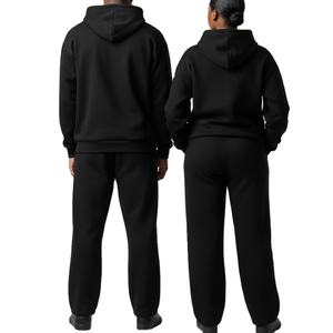 Conjunto Deportivo Personalizado de Moda para Hombre, Sudadera con Capucha y Cremallera, Estilo Holgado, Informal, 100% Algodón, Felpa - Product Image 2