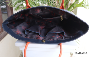 Sac à bandoulière noir fait à la main en cuir Vintage de haute qualité à la mode grand sac fourre-tout sac à main sac à bandoulière - Product Image 6