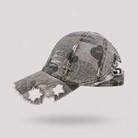 Gorra de Béisbol Vintage de Lujo, Personalizada con Logotipo Bordado en 3D, Cierre Metálico Ajustable