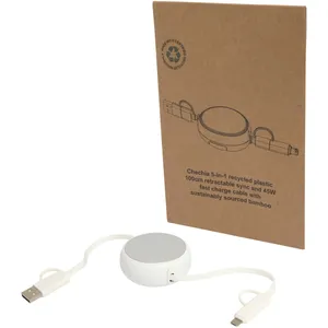 Alasia 5 in 1 Cavo USB Ecologico Sostenibile Promozionale - Product Image 3