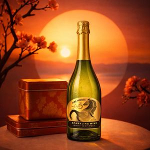Fire Horse - Vino Semidolce Bianco Scintillante |   Airen & Tempranillo 9.5% ABV 750ml |   Vino Spumante Spagnolo - Product Image 2