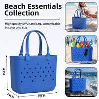 Sac fourre-tout de plage en EVA pour Halloween, imprimé fantôme, citrouille, sorcière, imperméable, lavable, personnalisé, pour la vente en gros, idéal pour la collecte de bonbons ou les activités en extérieur