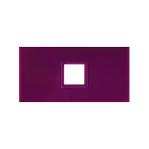 Lot de 4 correcteurs MSV en ABS et acrylique de couleur aubergine 6,4 x 9,8 x 2,5 cm - Product Image 1