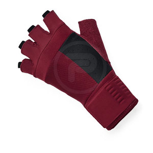 Guantes de levantamiento de pesas con logotipo personalizado para hombre, ropa deportiva de cuero para gimnasio, levantamiento de pesas, tallas disponibles - Product Image 4