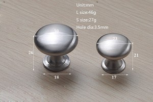 Metal wholesale oval knob <b>pull</b> cabinet <b>drawer</b> for home dresser door cabinet furniture decorative kitchen wardrobe handle knobs - Product Image 6