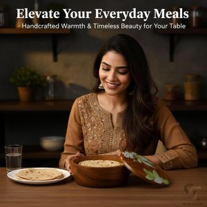 Handmade <b>Wooden</b> Roti <b>Box</b> for Storing Warm Chapatis Perfect for Daily Home Use Affordable <b>Wooden</b> Chapati Storage <b>Box</b> - Product Image 5