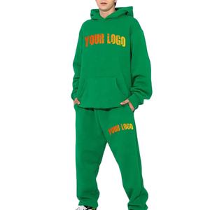 Conjunto Deportivo Verde Liso al por Mayor, Transpirable, de Secado Rápido, Ropa Deportiva para Hombre y Mujer, Color Sólido, Informal, Talla Grande - Product Image 1