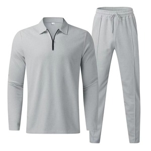 Vente en gros Ensemble de vêtements de sport pour hommes Survêtement en polaire vierge pour l'entraînement et le jogging Sweat à capuche et jogging grande taille pour les sports d'hiver - Product Image 5