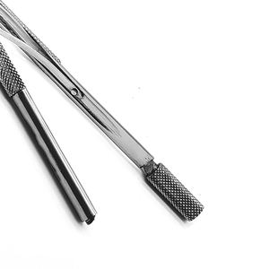 Venta caliente Castroviejo Barraquer Micro Agujas Portaagujas Carburo de tungsteno 12cm Alemán Acero inoxidable Castroviejo Portaagujas - Product Image 4