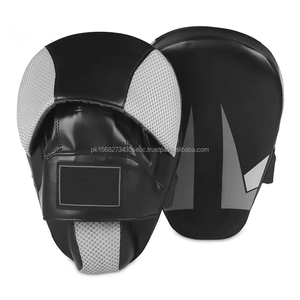 2024 gants de boxe incurvés professionnels mitaines de mise au point en cuir PU imprimées de haute qualité et tampons de frappe - Product Image 3