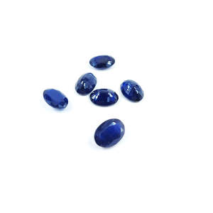 AAA Grade Natural Bangkok Blue Sapphire Calibrated Ovals 8mm Height 3mm Width Fine Crystal Material Heat-treated - Product Image 2