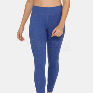 Leggings de fitness sans couture taille moyenne pour femmes Pantalon d'entraînement de style solide avec fermeture à la taille élastique Prix incroyable Yoga Activewear! - Product Image 5