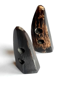 Polished Buffalo Horn <b>Toggle</b> for Garments & Coats - Product Image 4