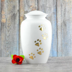 Royal Class Adult Cremation Urns for Human Ashes 10 Inches 220 Cubic Inches Capacity with Brass Inlay Jesus Cross <b>Funeral</b> <b>Supply</b> - Product Image 3