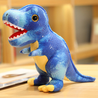 Porte-clés en peluche T-Rex réaliste personnalisé, jouet en peluche dinosaure doux, pendentif mignon en forme de Tyrannosaurus pour la vente en gros