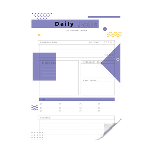 Planificador Diario Adhesivo Estático 2026, Pizarra Blanca Reutilizable sin Adhesivo, Planificador de Pared Modelo 9 - Product Image 1