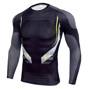 MOVATEXTILE Combinaison de sport pour hommes Rash Guard Quick Dry 3D Printing MMA Sets Martial Arts Fighting Rash Guard For Men's - Product Image 4