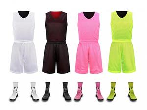 Camiseta de baloncesto con logotipo personalizado, uniforme sublimado reversible de secado rápido, técnicas impresas de verano de talla grande - Product Image 3