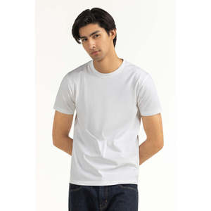 เสื้อยืด Smart Fit ผ้าฝ้าย 100% รุ่น MN-TS-WS25-014 เนื้อผ้าเจอร์ซีย์ระบายอากาศดี พิมพ์ลายสกรีนและปักลาย น้ำหนัก 180 กรัม สีพื้น - Product Image 2