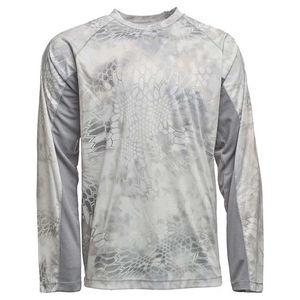 Nouvelle arrivée conception personnalisée UPF 50 + Satin chemises de pêche longue imperméable col rond sans col avec des quantité minimale de commande bas en gros - Product Image 1