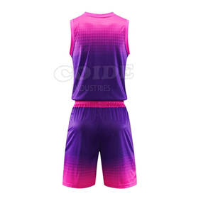 Nuevo diseño de llegada, uniforme de baloncesto sublimado, último diseño, uniforme de baloncesto deportivo personalizado, tela transpirable - Product Image 3