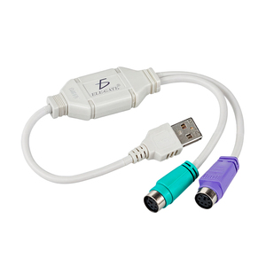 USB Male to PS/2 Female <b>Adapter</b> Converter Brand New PC Material <b>Plug</b>-in Connect for Laptop Direct Current Output - Product Image 2