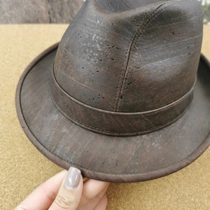 Chapeau classique en liège brun, vente chaude, multicolores, pas cher, chapeau Panama Fedora d'été, chapeau de soleil en paille pour hommes et femmes - Product Image 4