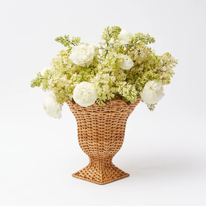 Vente en gros d'urne ronde moderne en osier rotin accessoire de décoration de mariage écologique fabriqué au Vietnam pour Noël - Product Image 3