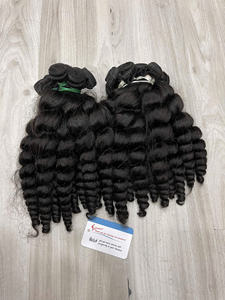 2025 mega venta de paquetes de cabello crudo sin enredos sin desprendimiento extensiones de cabello humano de Vietnam trama de máquina de ondas sueltas de vapor - Product Image 4