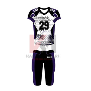 Uniformes de Fútbol Americano Personalizables de Fábrica con Servicio OEM, Diseño Impreso, Ajuste Ajustable, Cortos, 100% Poliéster, Nuevo Modelo - Product Image 5