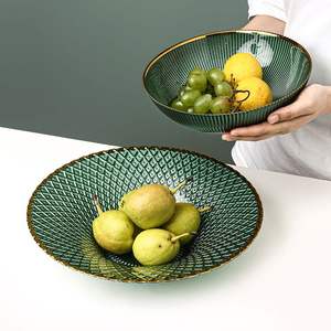 ชามแก้วสำหรับตกแต่งห้องครัวดีไซน์เนอร์ชามสลัดทำจากแก้วที่มีเอกลักษณ์ - Product Image 1