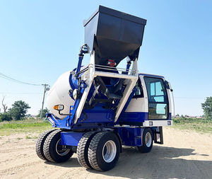 Bomba mezcladora de hormigón móvil de alta eficiencia, planta fija de mezcla de agregados con capacidad de 5000 kg, con motor de caja de cambios y rodamientos. - Product Image 5