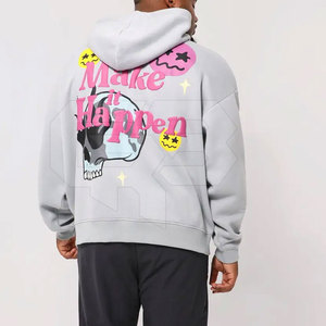 2024 qualité supérieure hiver mode bouffée impression sweats à capuche nouveau Design personnalisé solide motif Offre Spéciale personnalisé à capuche - Product Image 2