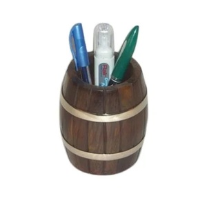 Unique Design Office Wooden <b>Pen</b> Storage <b>Holder</b> Pencil Desk Organizer Wooden <b>Pen</b> <b>Holders</b> Stationery Set - Product Image 4