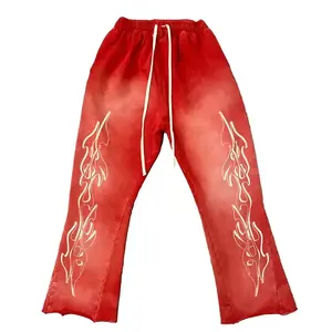 Conjunto Deportivo de Dos Piezas Estilo Urbano, Lavado Ácido, Sudadera con Capucha Desgastada, Estilo Informal - Product Image 4