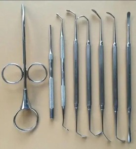 Kit de 8 Piezas de Instrumentos Manuales de Acero para Elevación de Senos Paranasales para Implantes Dentales - Product Image 1