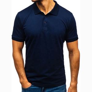 Polo à logo personnalisé, t-shirt unisexe à manches courtes en polyester et spandex pour hommes, polo de golf à manches courtes, polo uni - Product Image 1