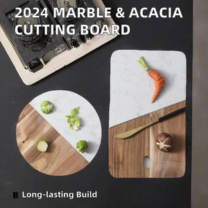 <b>Wooden</b> Chopping Board Medium Size <b>Kitchen</b> <b>Accessories</b> Dishwasher Safe Reusable Sustainable Cutting Board for Home Hotel - Product Image 2