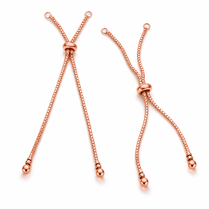 925 Sterling Silver <b>Adjustable</b> Bolo <b>Bracelet</b> 4-8 Inch 1.1mm Box Chain Ball End Slider Wheel Clasp Jewelry Findings Wholesale OEM - Product Image 3