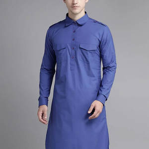 <b>Men's</b> Stylish Pathani <b>Kurta</b> Shalwar Cotton Wear Afghani Shalwar Kameez Best Quality Perthane Suit Shalwar Kameez - Product Image 4