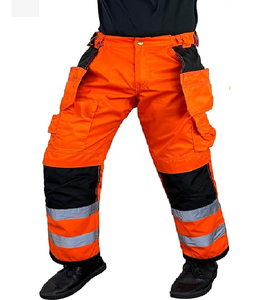 Pantalones de soldadura, traje protector, resistente al calor y al fuego, pantalón de soldadura de piel de vaca, seguridad industrial antiestática y resistente - Product Image 5