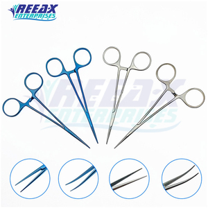 Reeax คีมหนีบล็อคห้ามเลือด14ซม. 16ซม. คีมผ่าตัดพื้นฐานของเครื่องมือผ่าตัด - Product Image 3