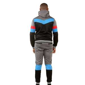 Survêtement pour homme personnalisé à prix raisonnable, survêtement en polyester avec fermeture éclair pour streetwear, vêtements de sport pour homme - Product Image 4